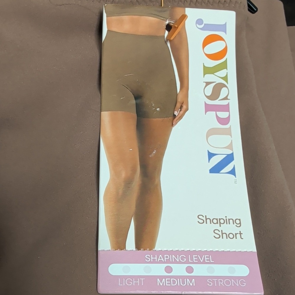 Joyspun Mid-Rise Shaping Boyshort XXL Moroccan Brown Seamless Medium Support NWT - Picture 6 of 9